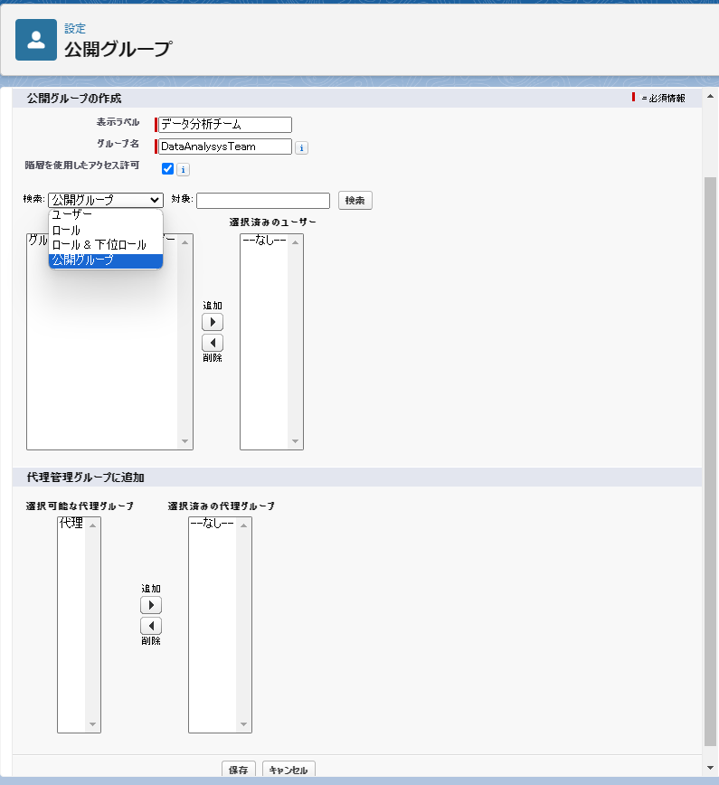 公開グループの全体像