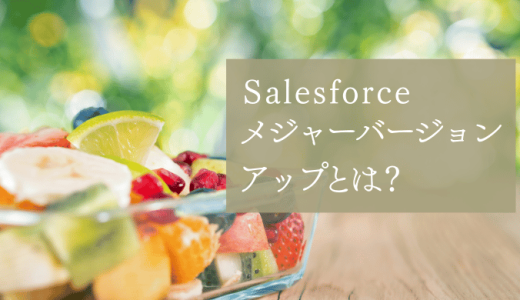 Salesforceメジャーリリース/バージョンアップに向けて準備しよう